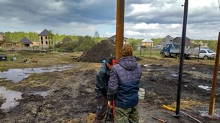 Заказать монтаж винтовых свай в Лянтор - цена под ключ с доставкой от 1898 шт