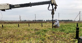 Установка винтовых свай Лянтор цена от 3163 руб.
