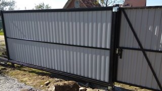 Купить сваи для ворот в Лянтор. Заказать ворота на сваях под ключ от 22141 руб