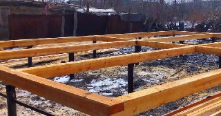 Пол на винтовых сваях Лянтор цена от 15815 руб.