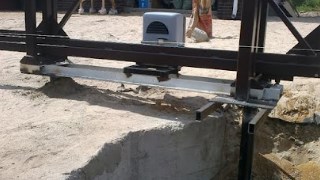 Купить сваи для ворот в Лянтор. Заказать ворота на сваях под ключ от 22141 руб